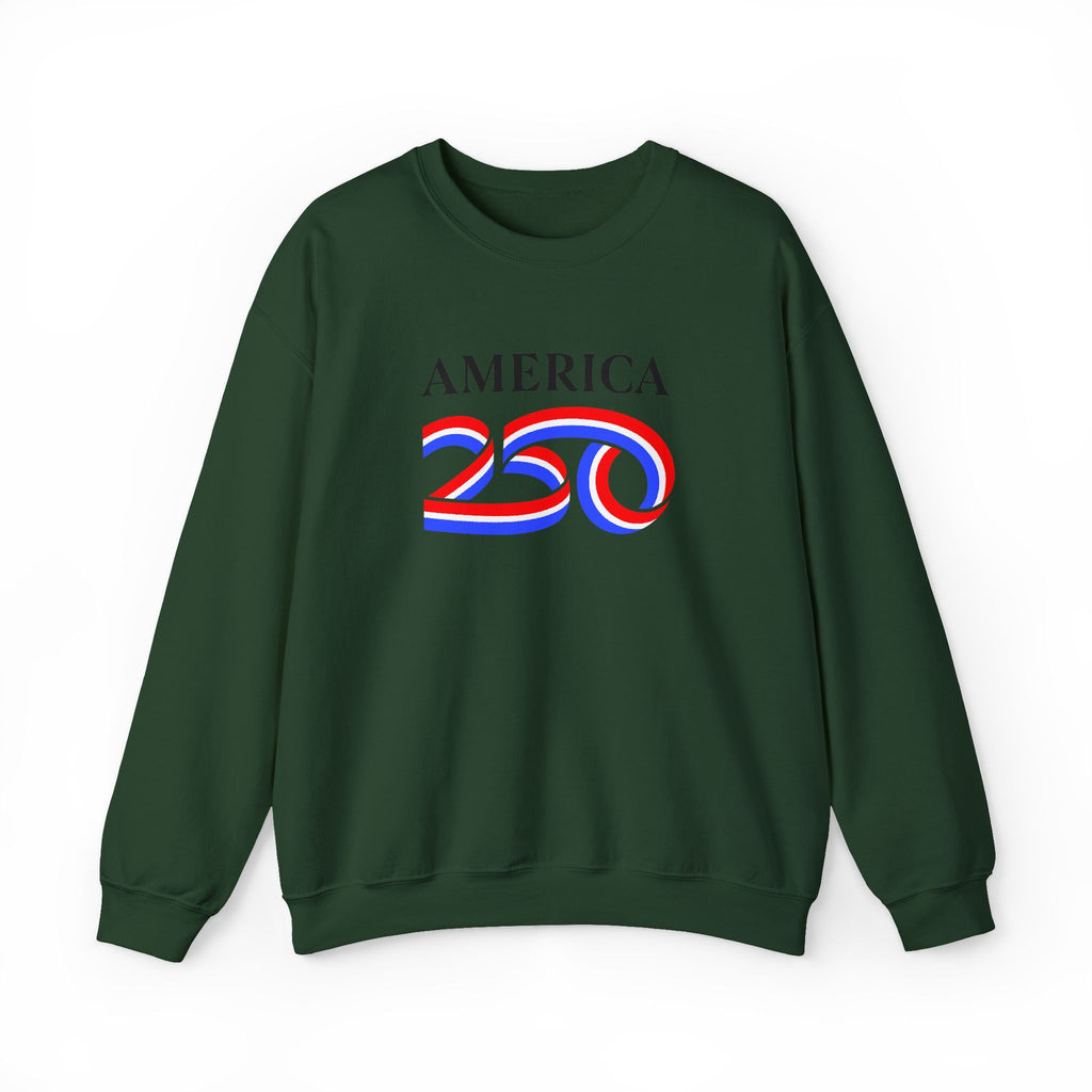 America 250 Crewneck Sweatshirt — Patriotic 250th Anniversary Pullover