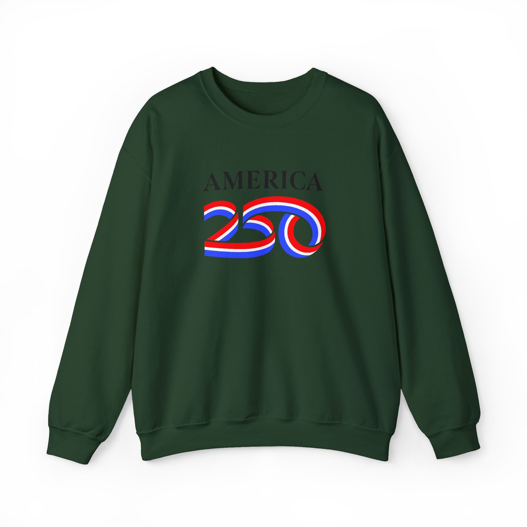 America 250 Crewneck Sweatshirt — Patriotic 250th Anniversary Pullover