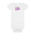 Baby Onesie - "America 250" Patriotic Organic Cotton Infant Bodysuit