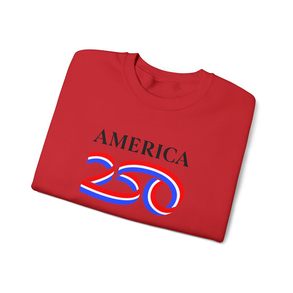 America 250 Crewneck Sweatshirt — Patriotic 250th Anniversary Pullover