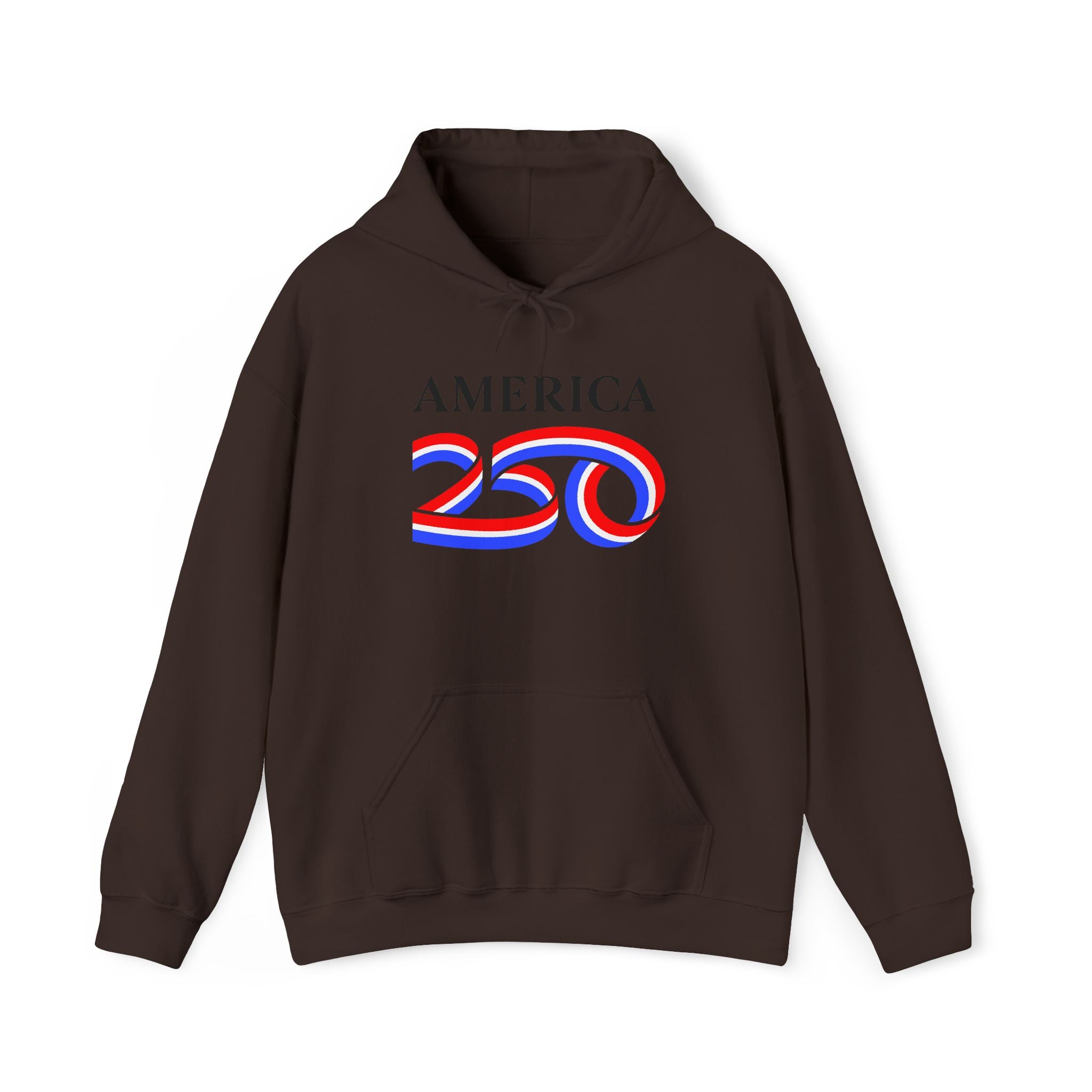 Hoodie — America 250 Patriotic Red White Blue Anniversary Hoodie