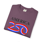 America 250 Celebration T-Shirt — Red, White & Blue Bicentennial Graphic Tee