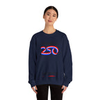 America 250 Crewneck Sweatshirt — Patriotic 250th Anniversary Pullover