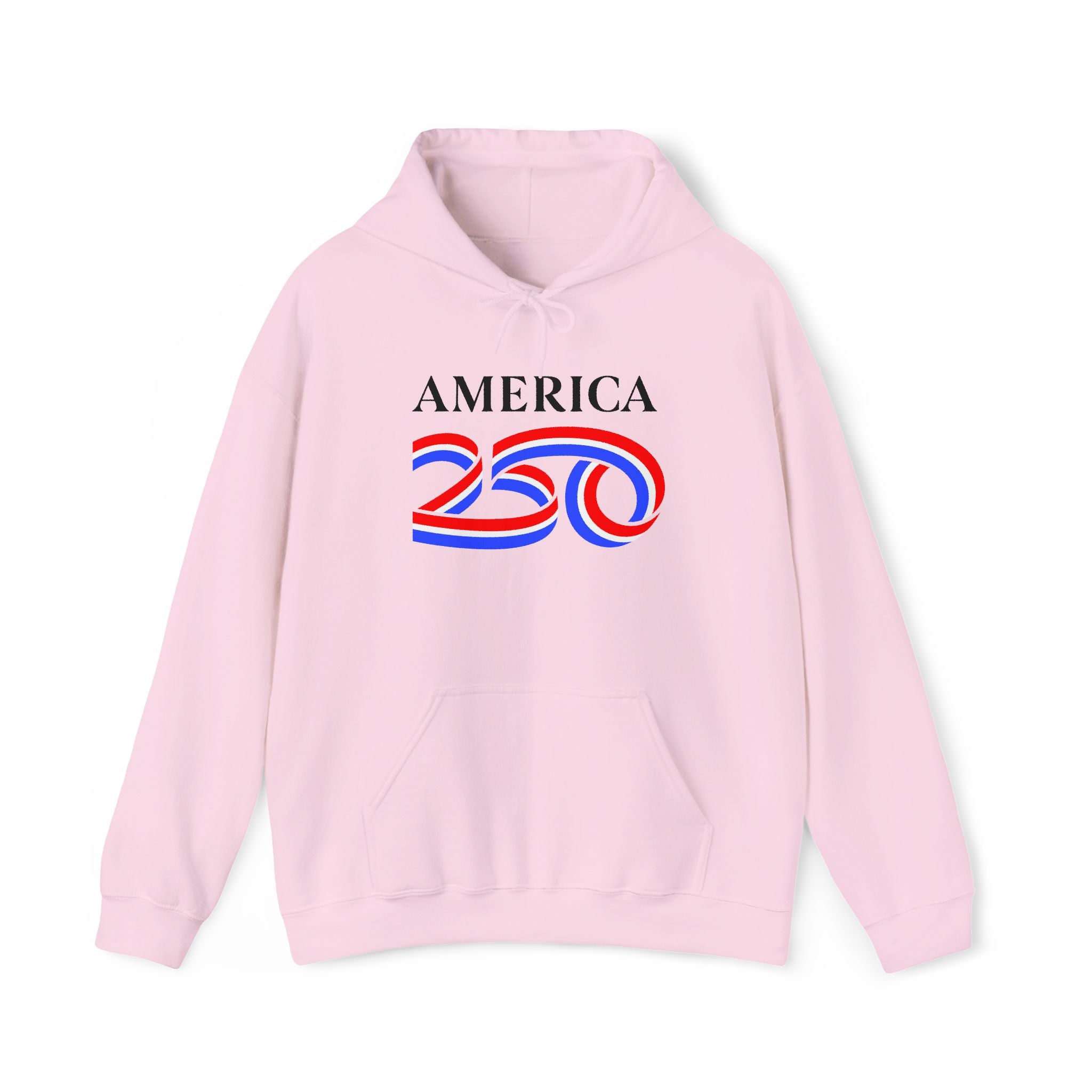 Hoodie — America 250 Patriotic Red White Blue Anniversary Hoodie