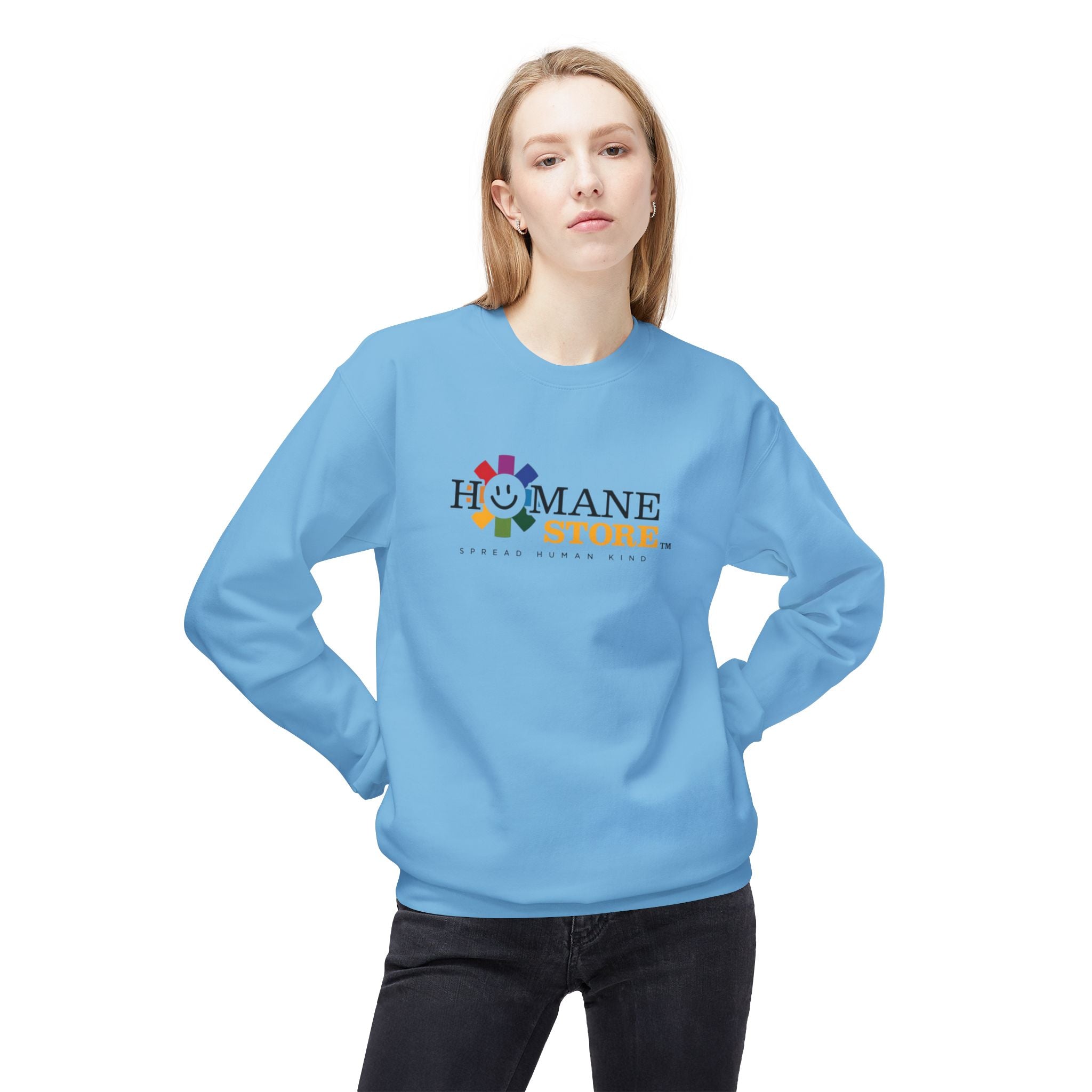 Humane Store Logo Sweatshirt — Crewneck Charity Support Pullover