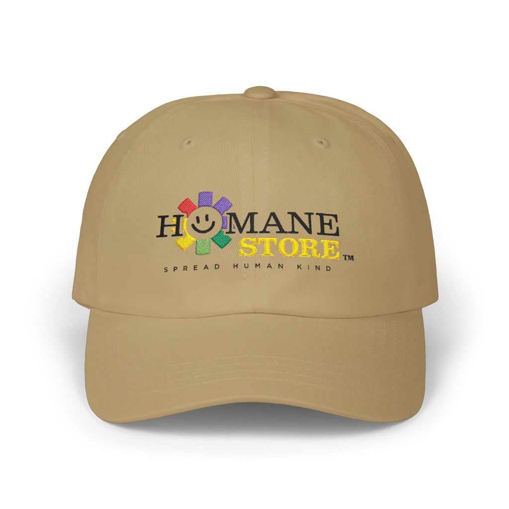 Classic Dad Cap — Humane Store Rainbow Smiley Logo Hat