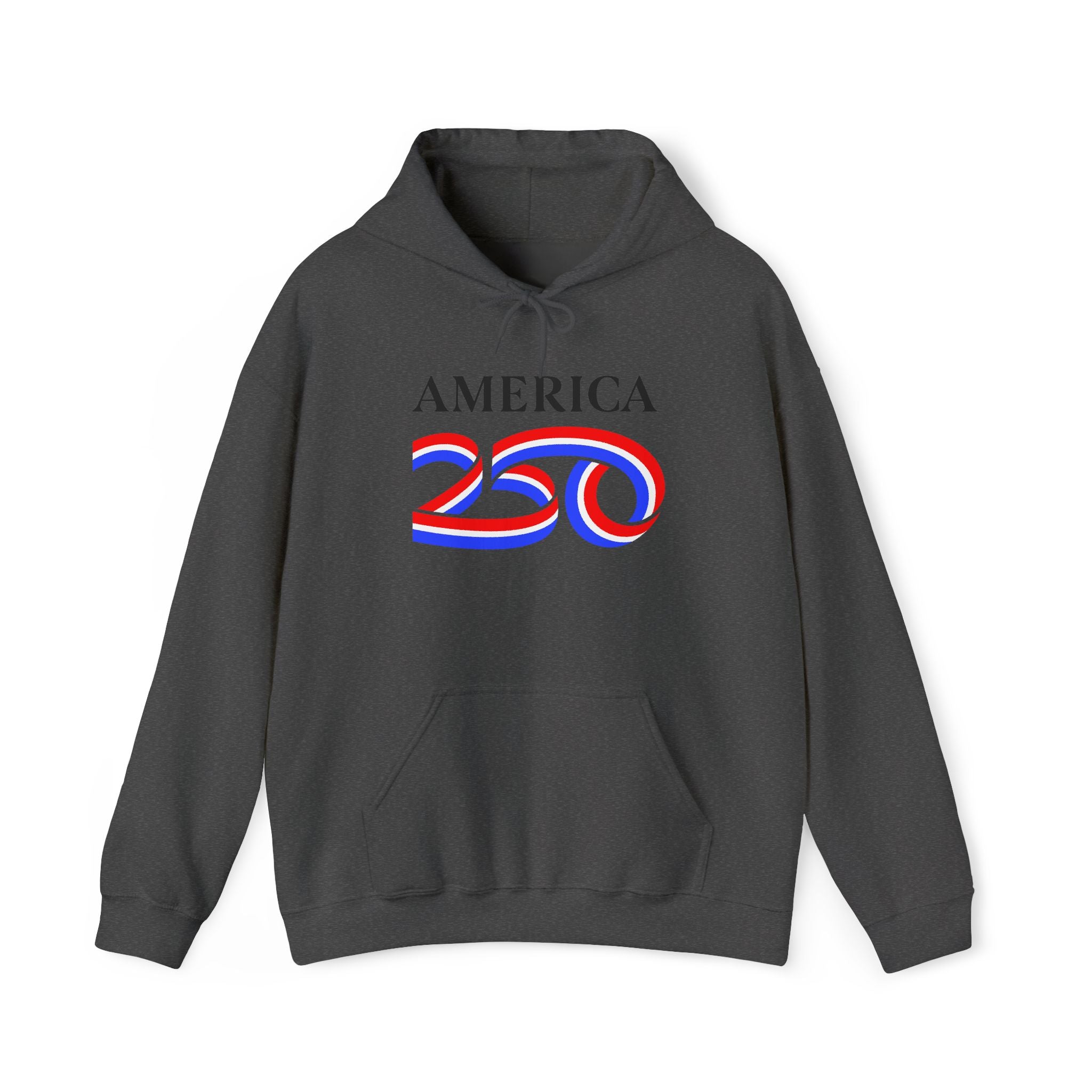Hoodie — America 250 Patriotic Red White Blue Anniversary Hoodie