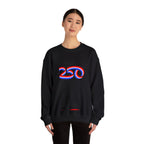 America 250 Crewneck Sweatshirt — Patriotic 250th Anniversary Pullover