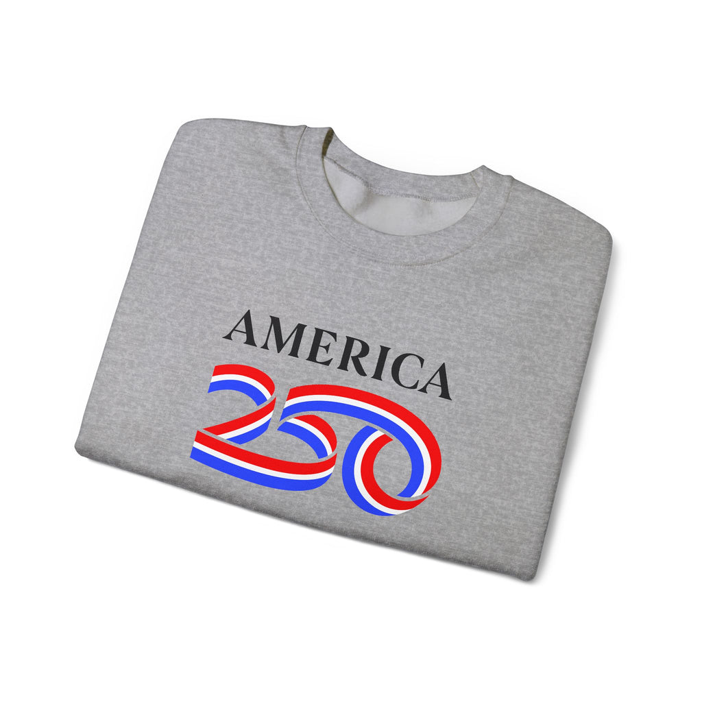 America 250 Crewneck Sweatshirt — Patriotic 250th Anniversary Pullover