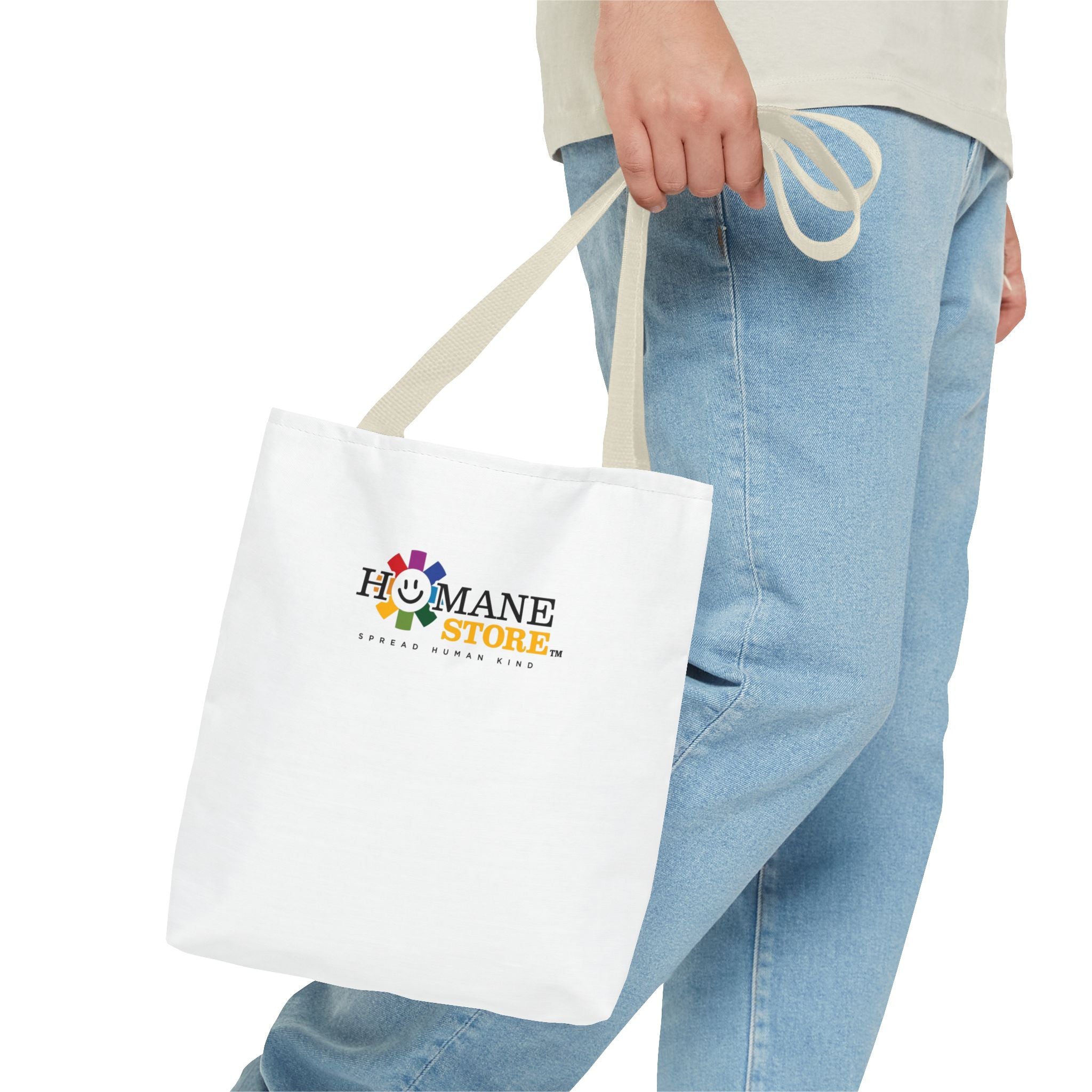 Humane Store Logo Tote Bag — Lightweight Canvas Shopper for Pet Lovers