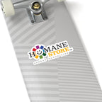 Humane Store Rainbow Logo Sticker — Kiss-Cut Vinyl Decal (Spread Human Kind)