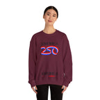 America 250 Crewneck Sweatshirt — Patriotic 250th Anniversary Pullover