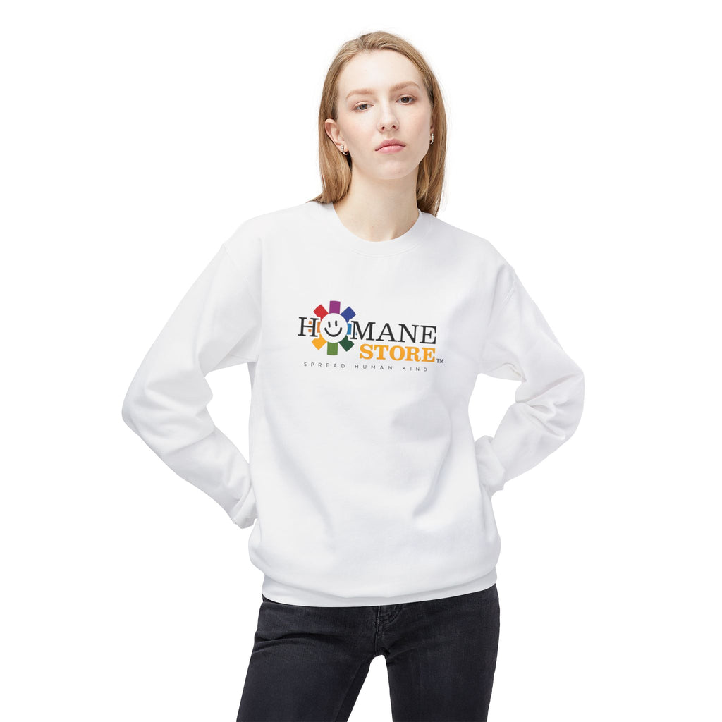 Humane Store Logo Sweatshirt — Crewneck Charity Support Pullover