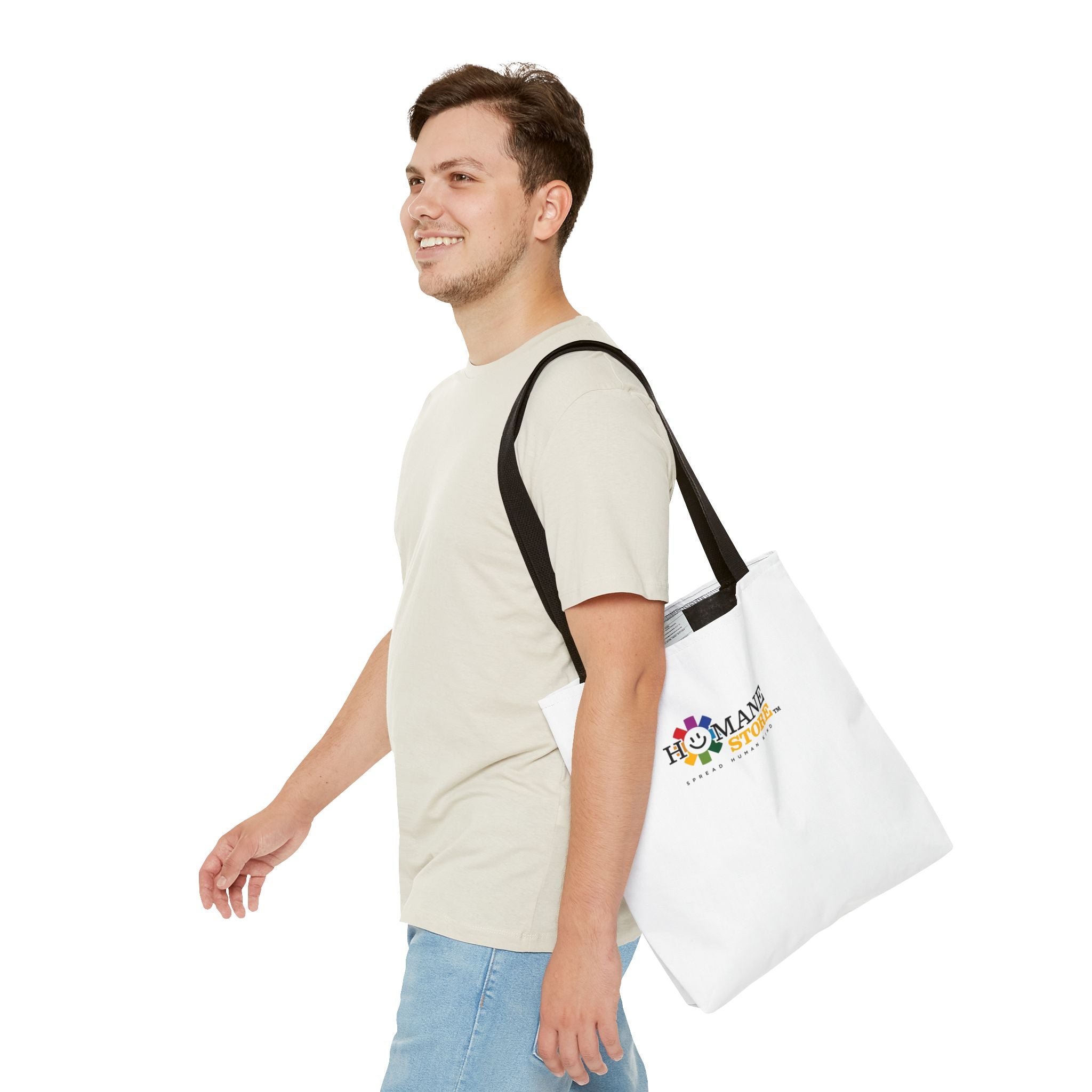 Humane Store Logo Tote Bag — Lightweight Canvas Shopper for Pet Lovers