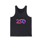 America 250 Patriotic Tank Top — Red White Blue Anniversary Celebration