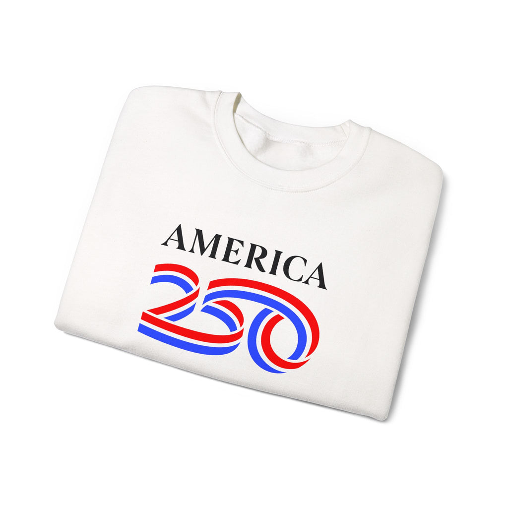 America 250 Crewneck Sweatshirt — Patriotic 250th Anniversary Pullover