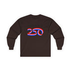 America 250 Long Sleeve Tee — Patriotic USA Bicentennial Celebration Shirt