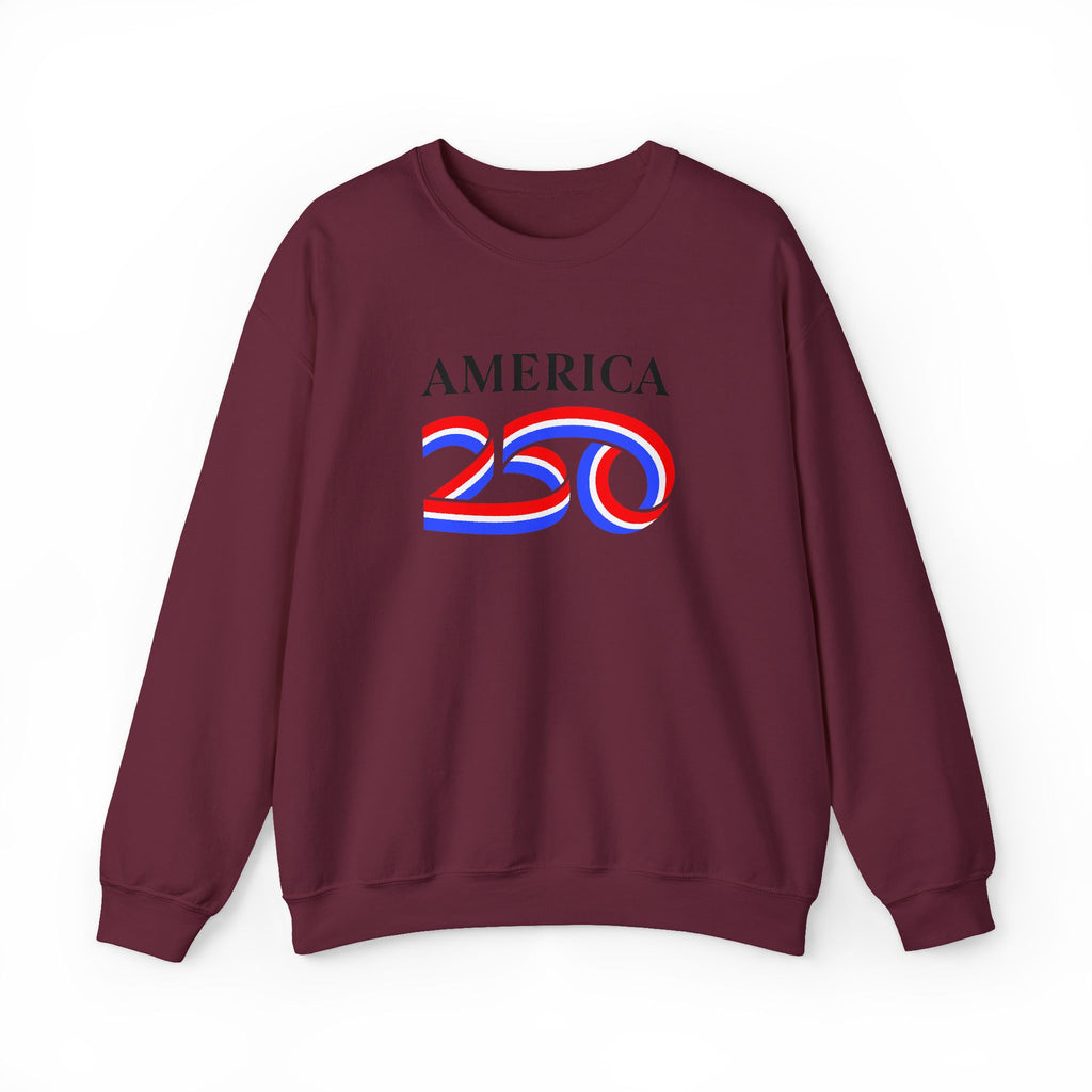 America 250 Crewneck Sweatshirt — Patriotic 250th Anniversary Pullover