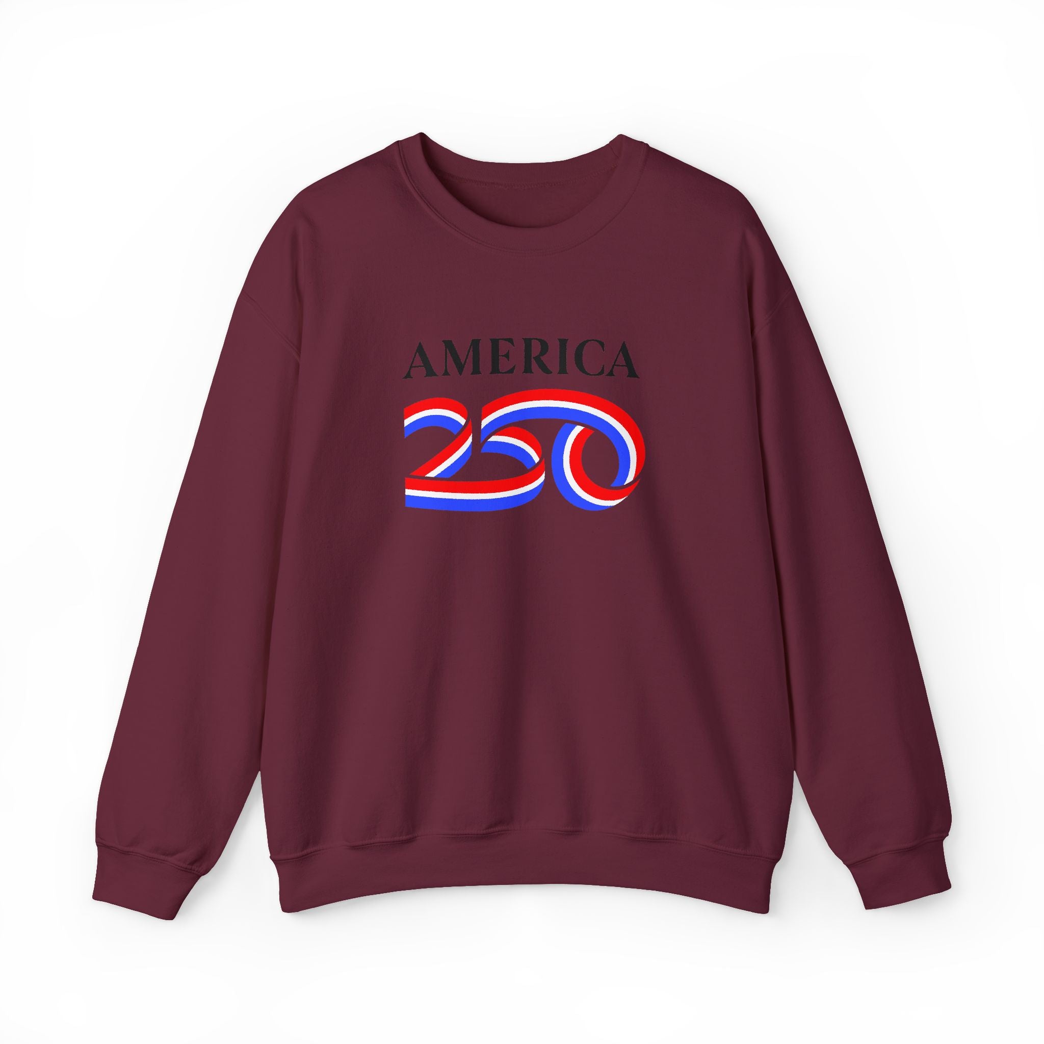 America 250 Crewneck Sweatshirt — Patriotic 250th Anniversary Pullover