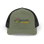 Humane Store Floral Smile Logo Snapback Trucker Cap