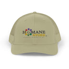 Humane Store Floral Smile Logo Snapback Trucker Cap