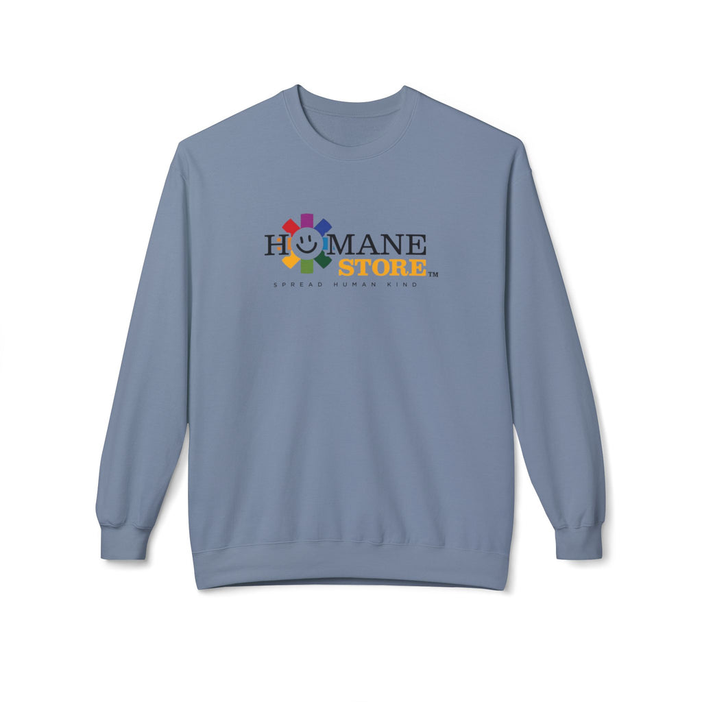 Humane Store Logo Sweatshirt — Crewneck Charity Support Pullover