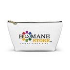 Humane Store Logo Accessory Pouch — T‑Bottom Travel Cosmetic Bag