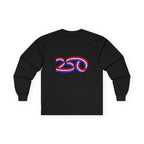 America 250 Long Sleeve Tee — Patriotic USA Bicentennial Celebration Shirt