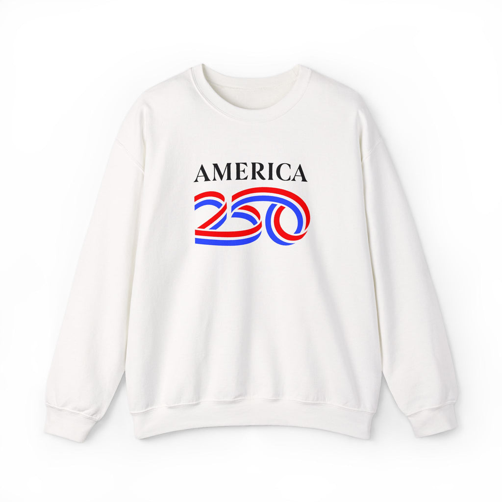 America 250 Crewneck Sweatshirt — Patriotic 250th Anniversary Pullover