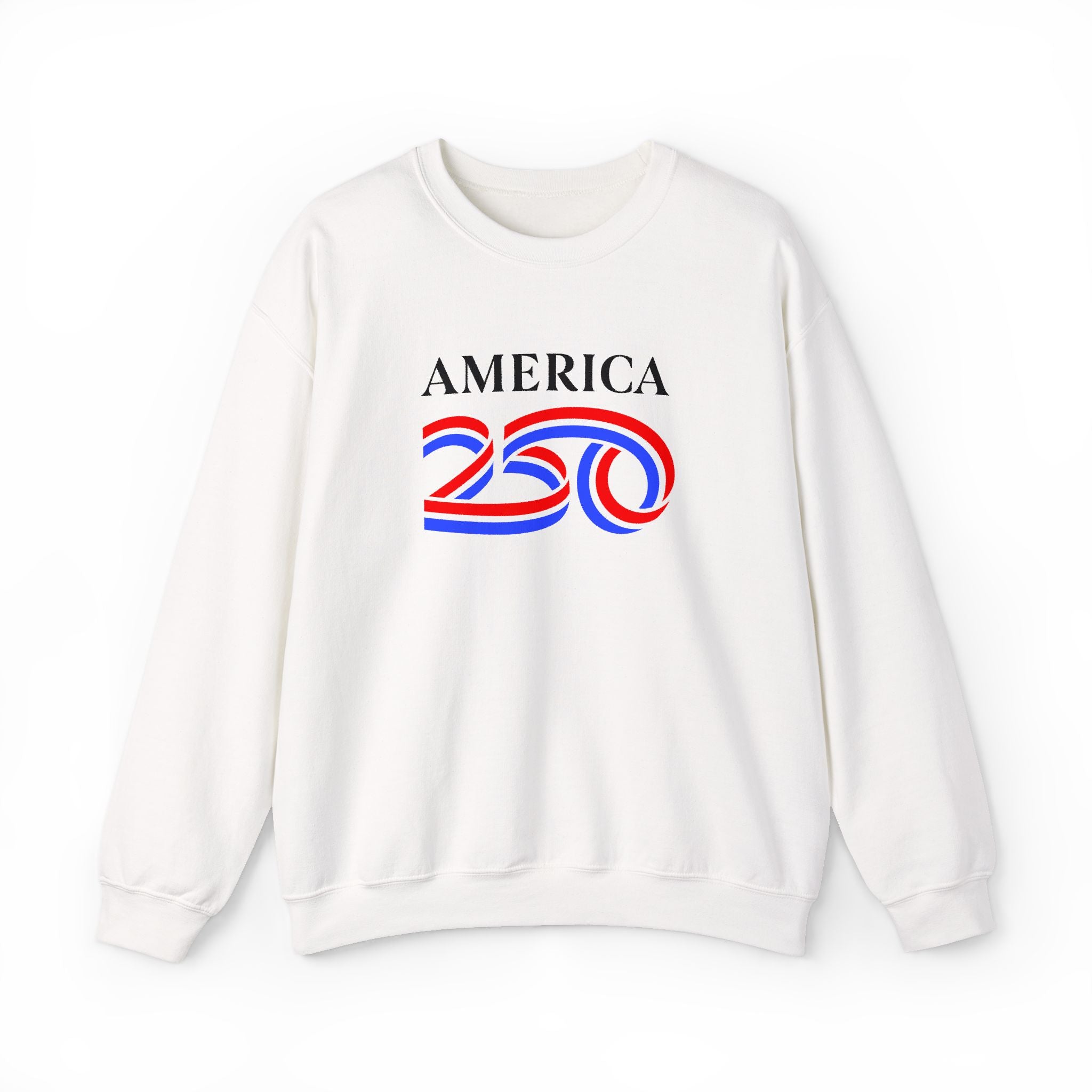 America 250 Crewneck Sweatshirt — Patriotic 250th Anniversary Pullover