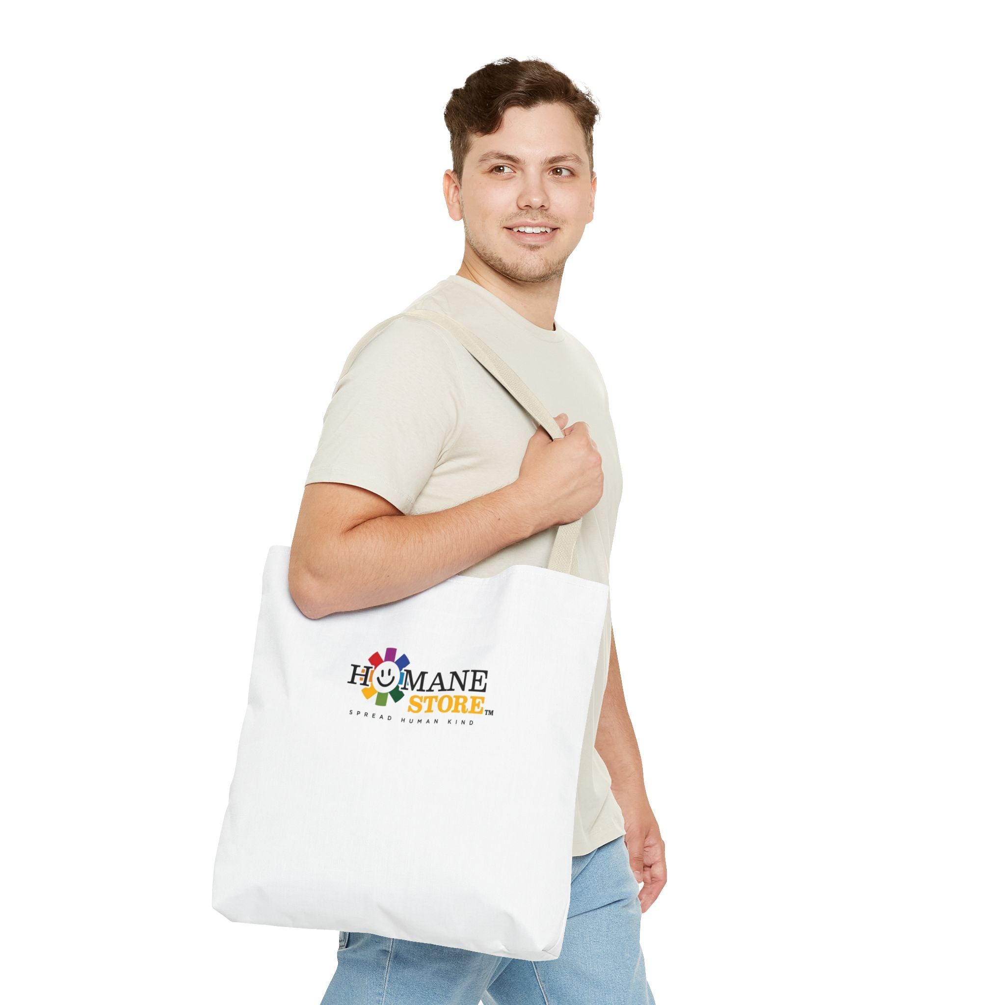 Humane Store Logo Tote Bag — Lightweight Canvas Shopper for Pet Lovers