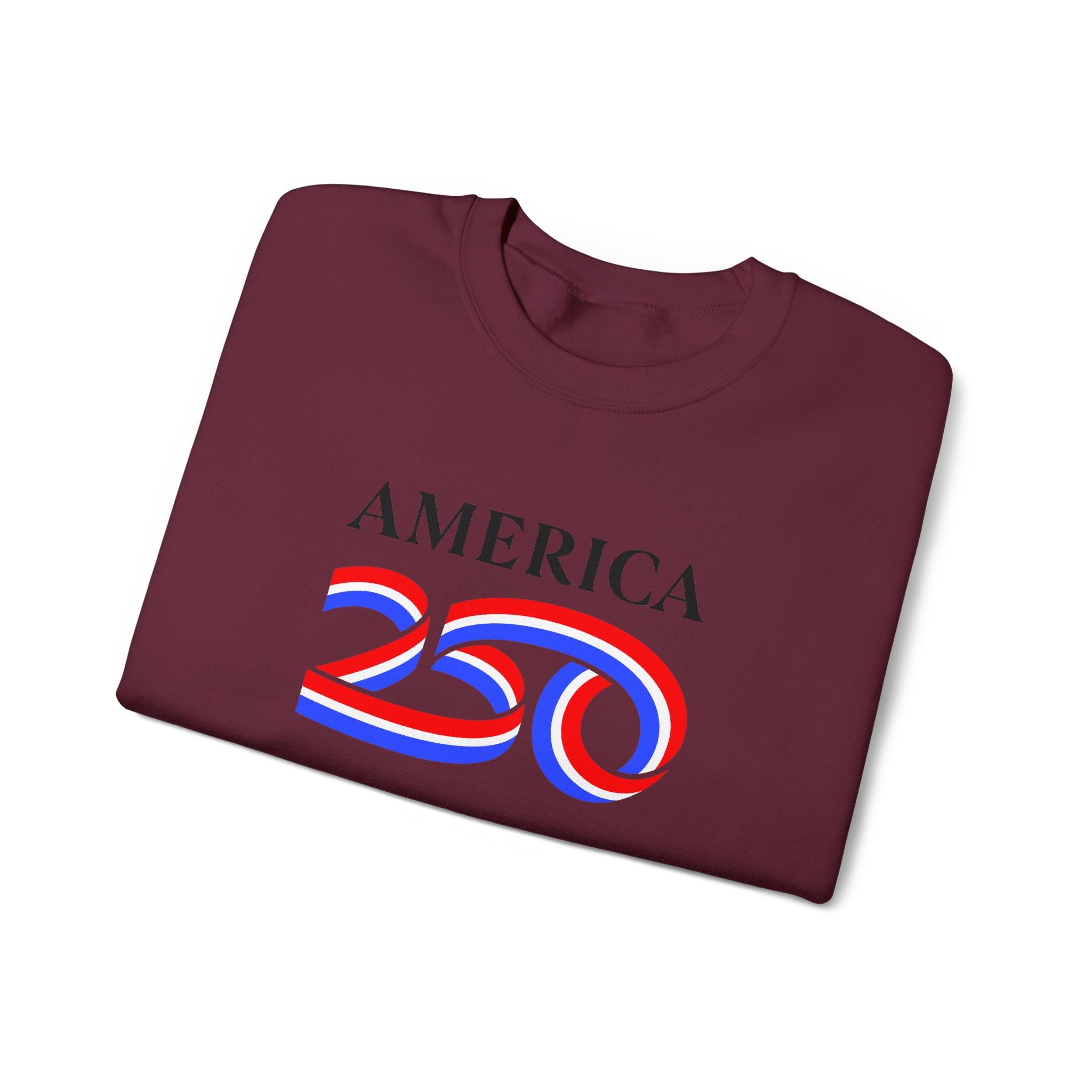 America 250 Crewneck Sweatshirt — Patriotic 250th Anniversary Pullover