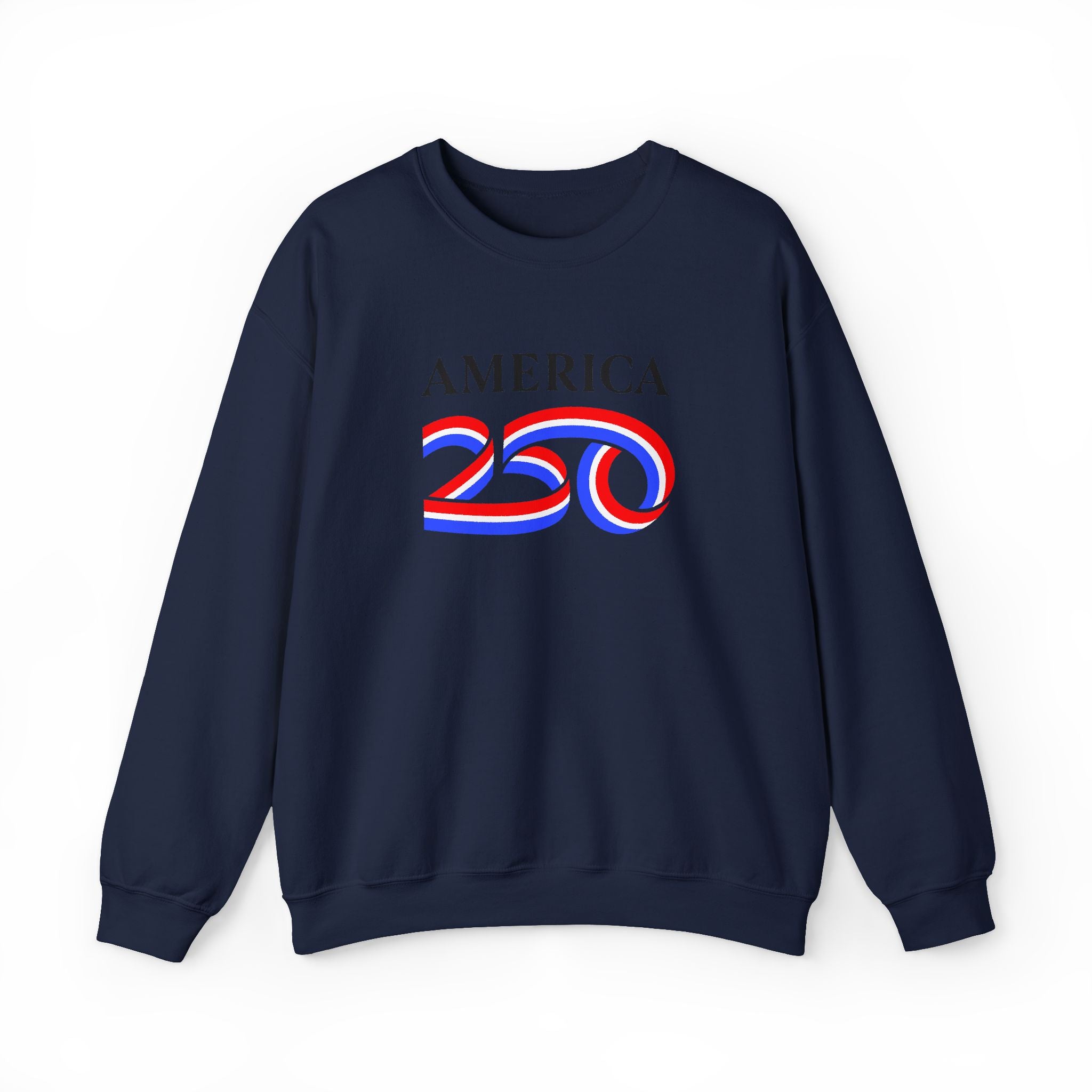 America 250 Crewneck Sweatshirt — Patriotic 250th Anniversary Pullover