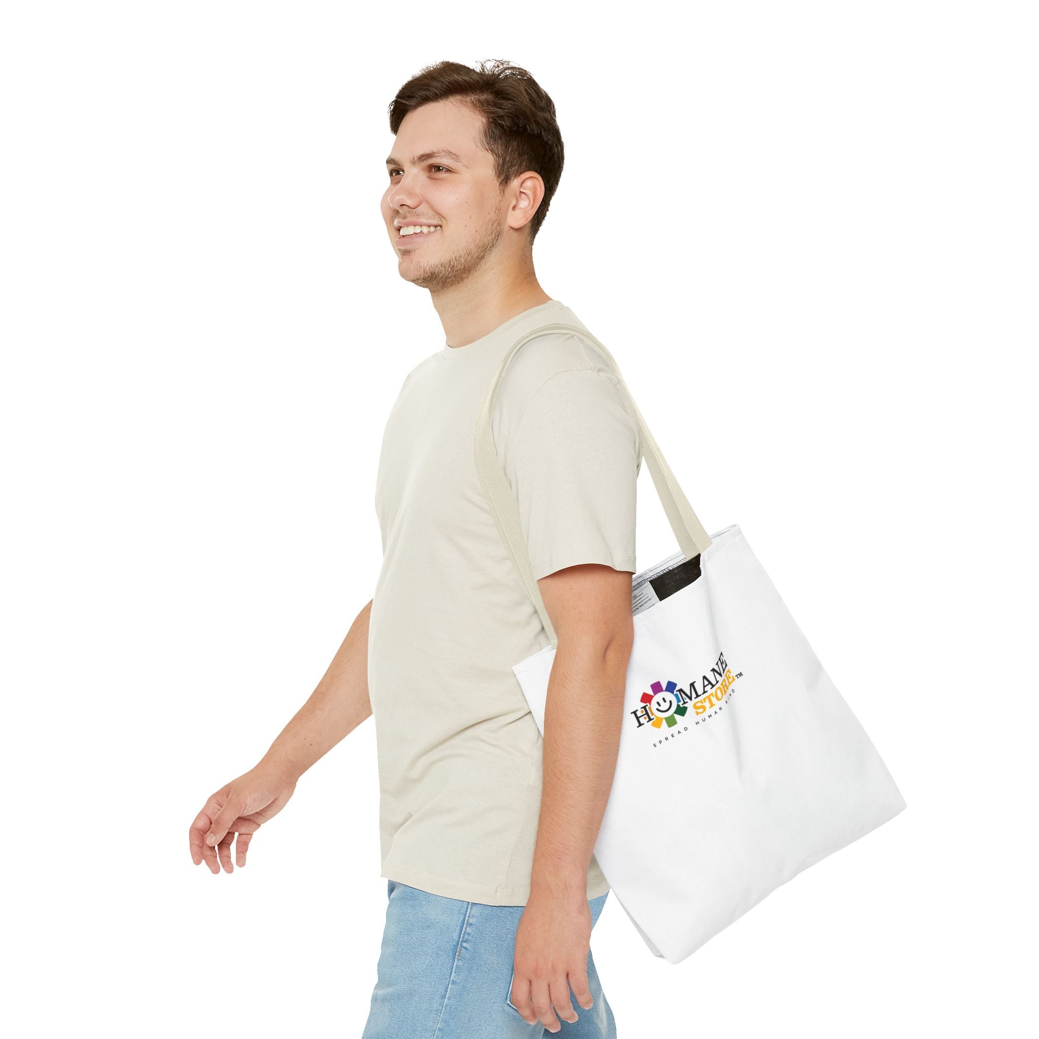Humane Store Logo Tote Bag — Lightweight Canvas Shopper for Pet Lovers