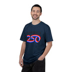 America 250 Celebration T-Shirt — Red, White & Blue Bicentennial Graphic Tee