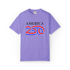 America 250 Celebration T-Shirt — Red, White & Blue Bicentennial Graphic Tee