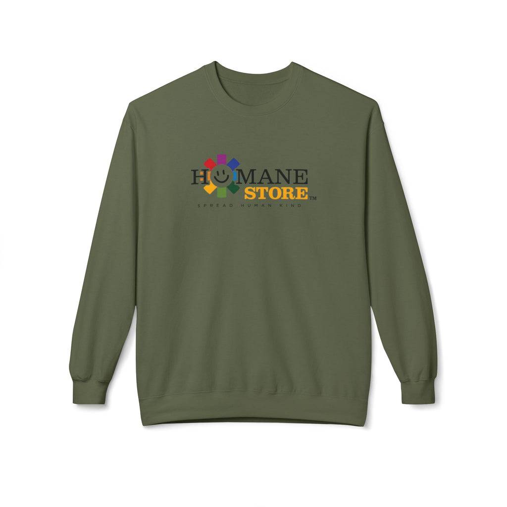 Humane Store Logo Sweatshirt — Crewneck Charity Support Pullover