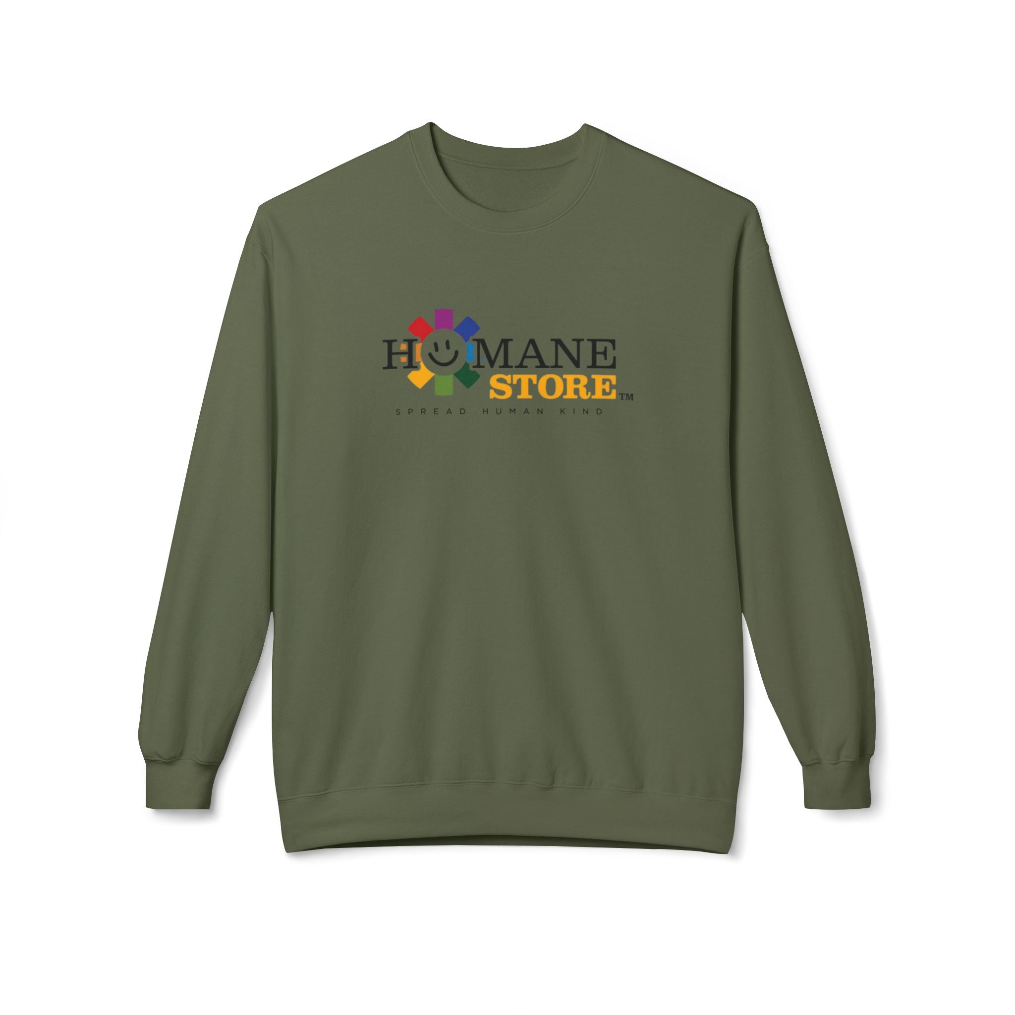 Humane Store Logo Sweatshirt — Crewneck Charity Support Pullover