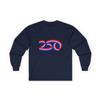 America 250 Long Sleeve Tee — Patriotic USA Bicentennial Celebration Shirt