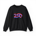 America 250 Crewneck Sweatshirt — Patriotic 250th Anniversary Pullover