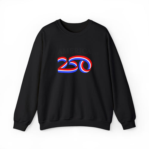 America 250 Crewneck Sweatshirt — Patriotic 250th Anniversary Pullover
