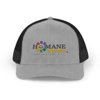 Humane Store Floral Smile Logo Snapback Trucker Cap