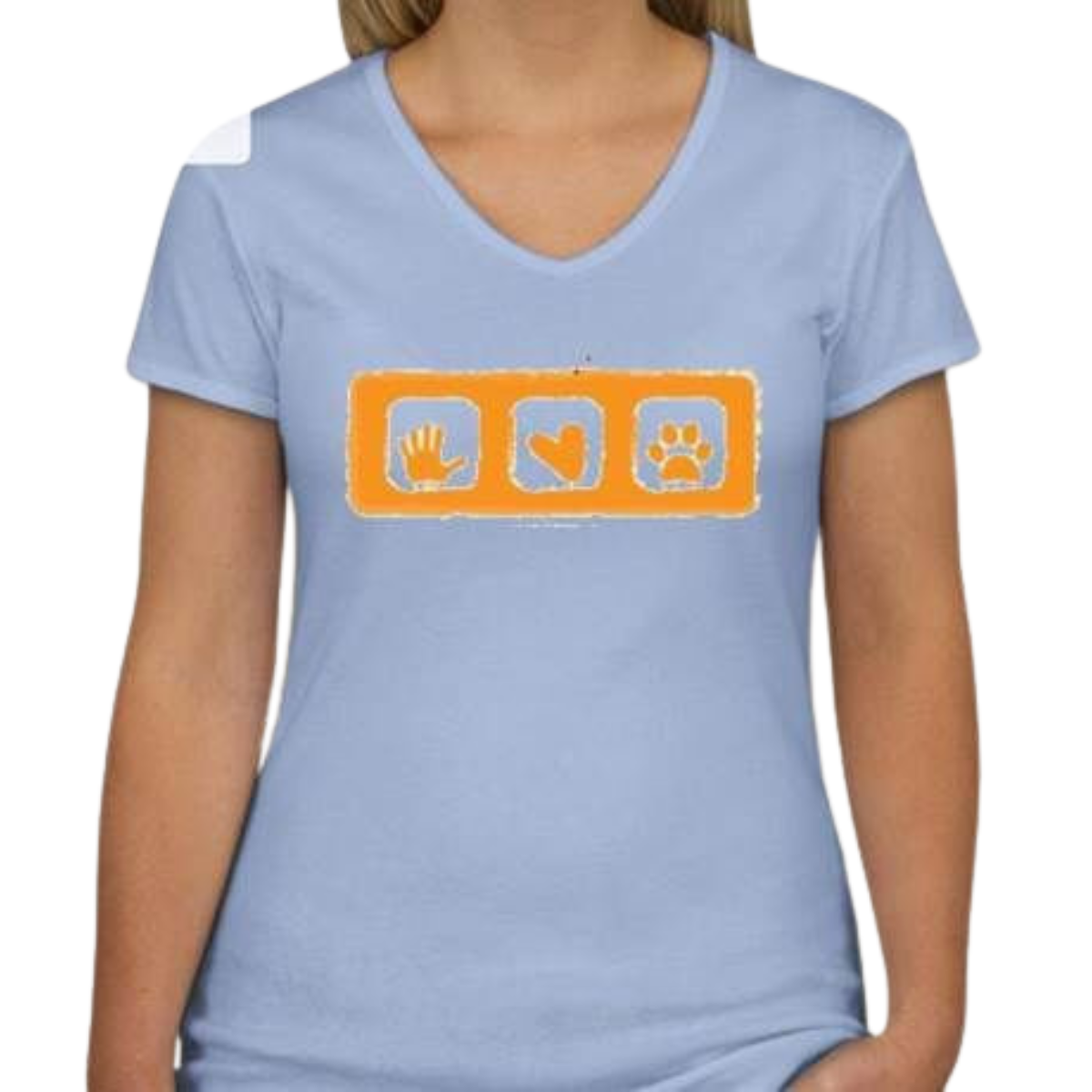 Hand Heart Paw - Ladies T