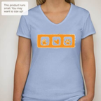 Hand Heart Paw - Ladies T