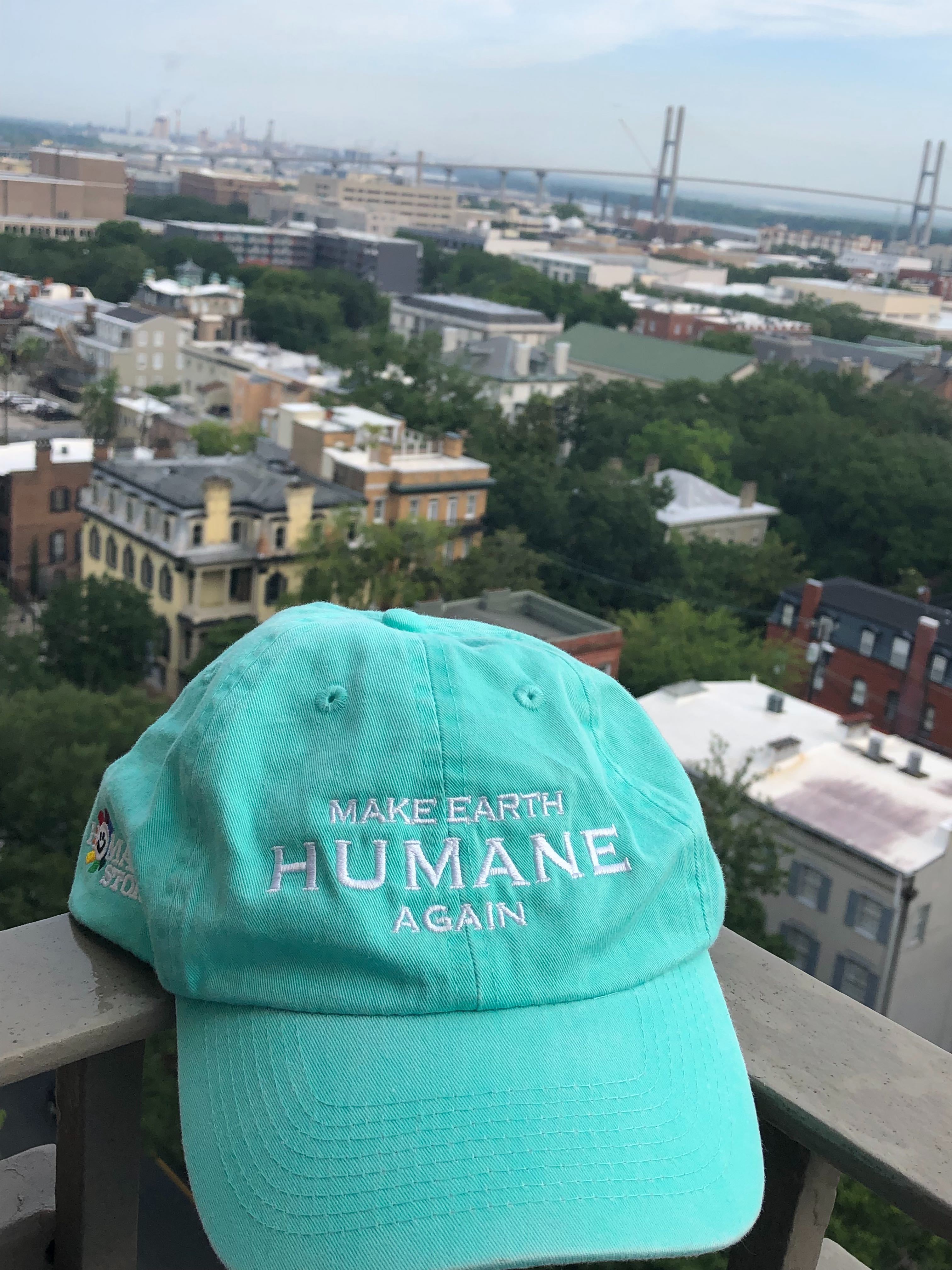 Make Earth Humane Again - Turquoise Transferring
